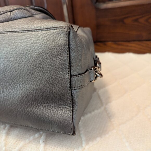 COACH CAMPBELL TURNLOCK LEATHER SATCHEL F25508 Women's Shoulder Bag - Picture 7 of 13